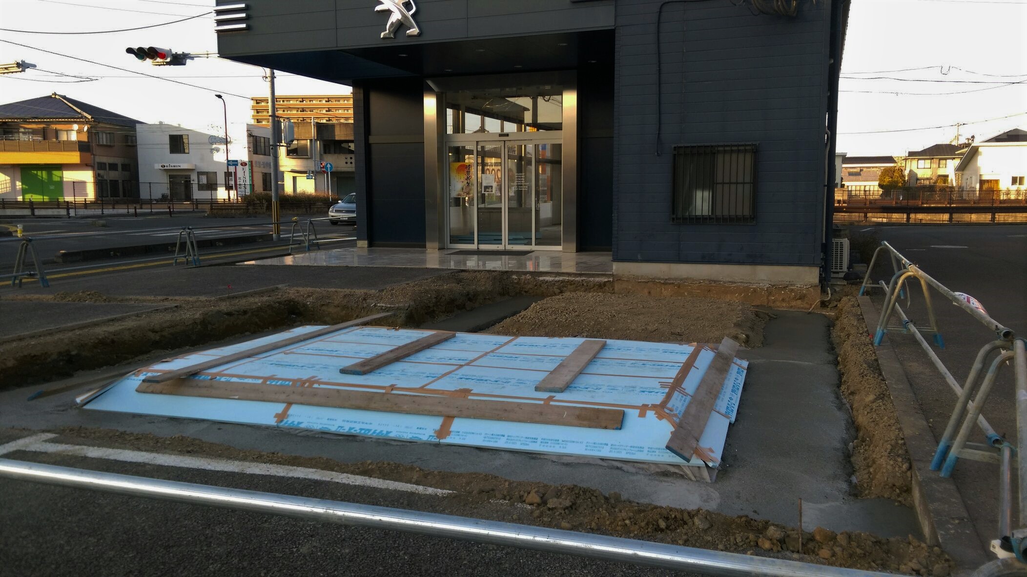 改装工事中。　
