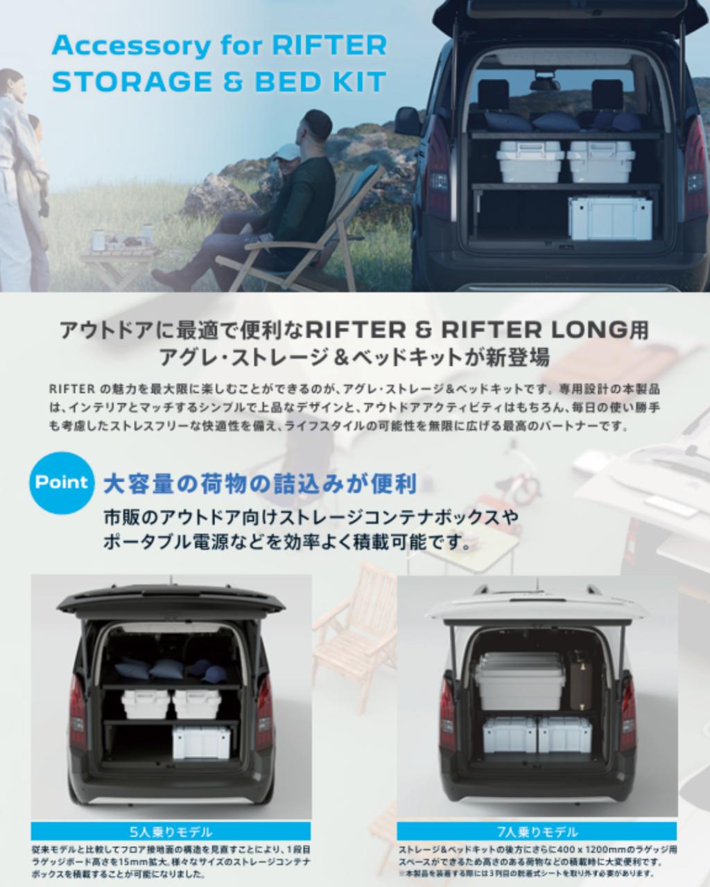 🚙RIFTERの魅力を最大限に楽しむ🔥